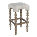 Beige Backless Bar Stool E58724