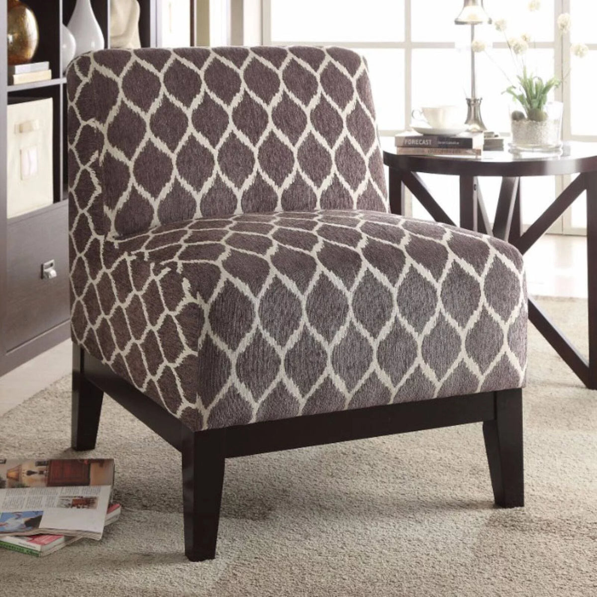 Chenille Accent Chair J437