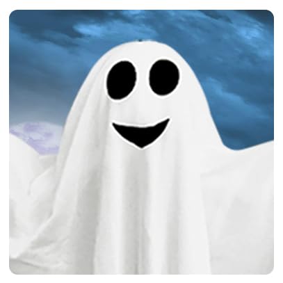 4 Pack Halloween Hanging Ghosts J307784
