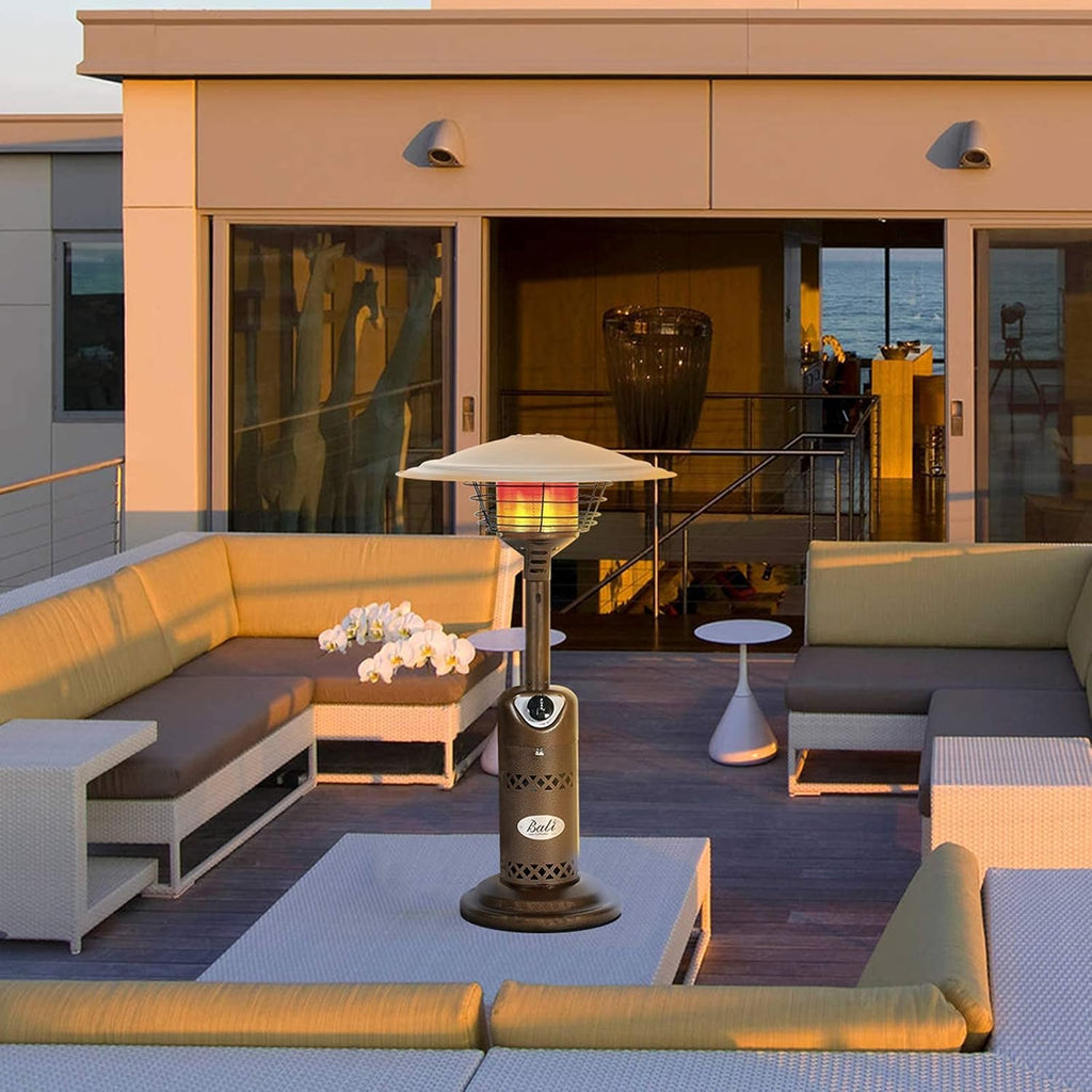 Patio Heater Gas Portable Tabletop Heater Propane with Adjustable Thermostat G57011