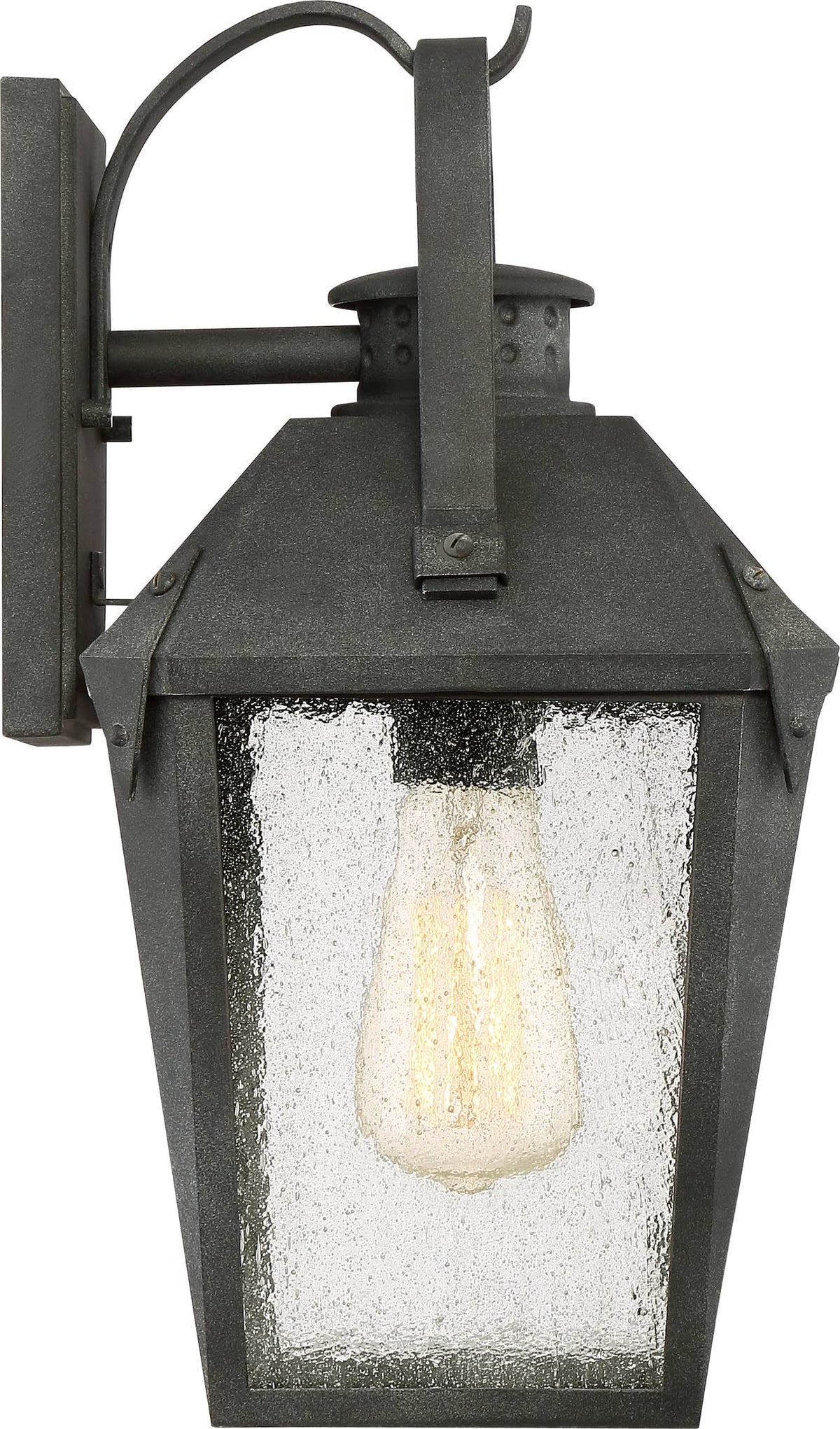 Mottled Black Outdoor Wall Light D99331