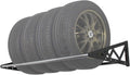 Adjustable Wall Mounted Tire Rack, Heavy Duty Steel, Black Z424228
