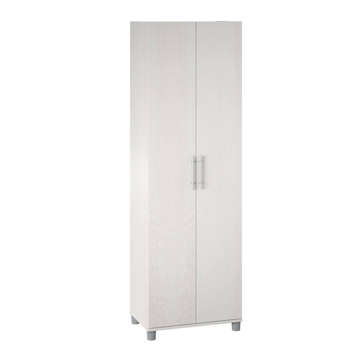 Ivory Oak Utility Storage Cabinet Q80430