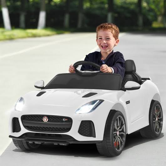 White Licensed Kids Ride on Car C3170