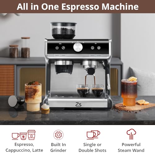 20 Bar Automatic Espresso Coffee Maker with Milk Frother H941