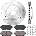 353 mm Brake Disc Rotors + Ceramic Brake Pads + Hardware I802724