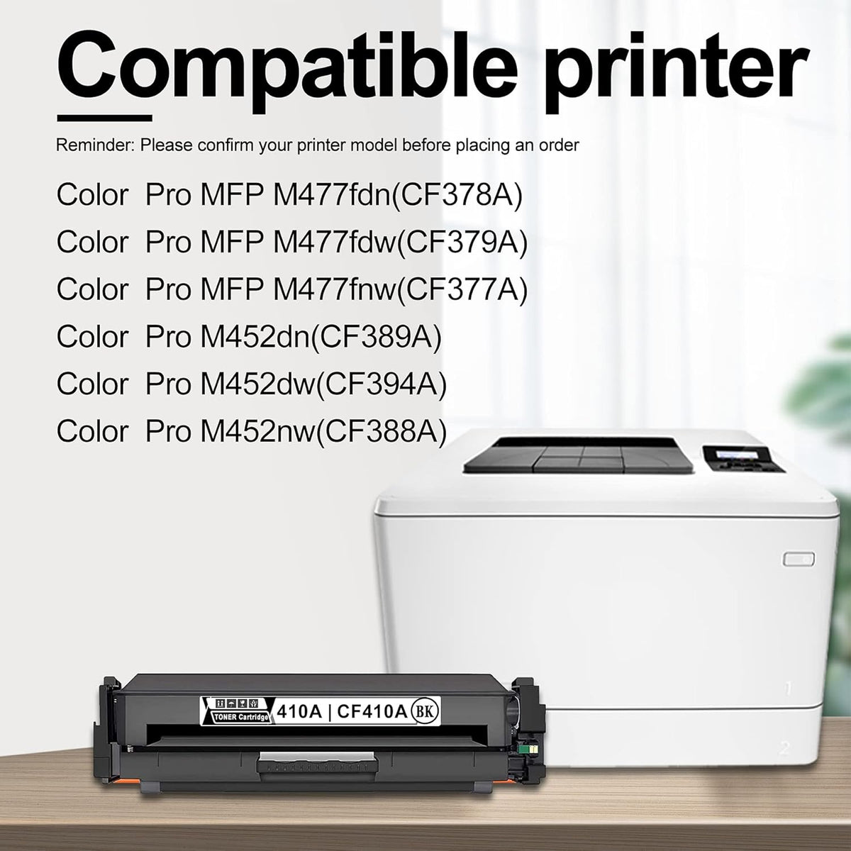 Black 410A CF410A Toner Cartridge Z9514