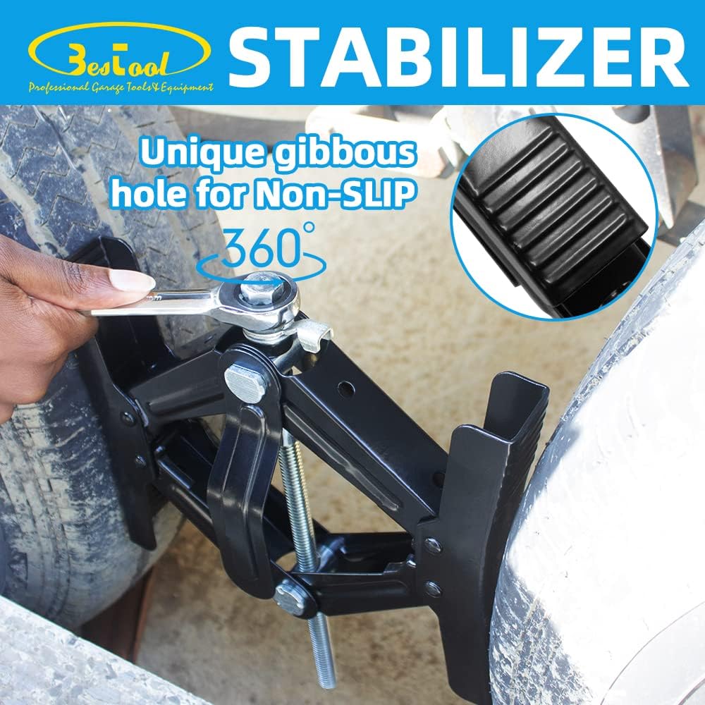RV Wheel Chock Stabilizer, 2 Packs, Heavy Duty, Fit for 3.5” to 11” S301441