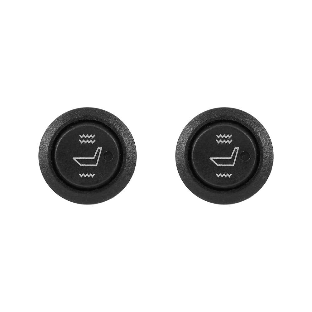 2X Universal 3 Pin Round Heated Seat Switch K854040