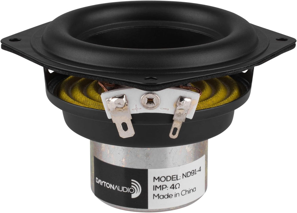 3-1/2" Aluminum Cone Full-Range Neo Driver 4 Ohm Pack of 2 A977937