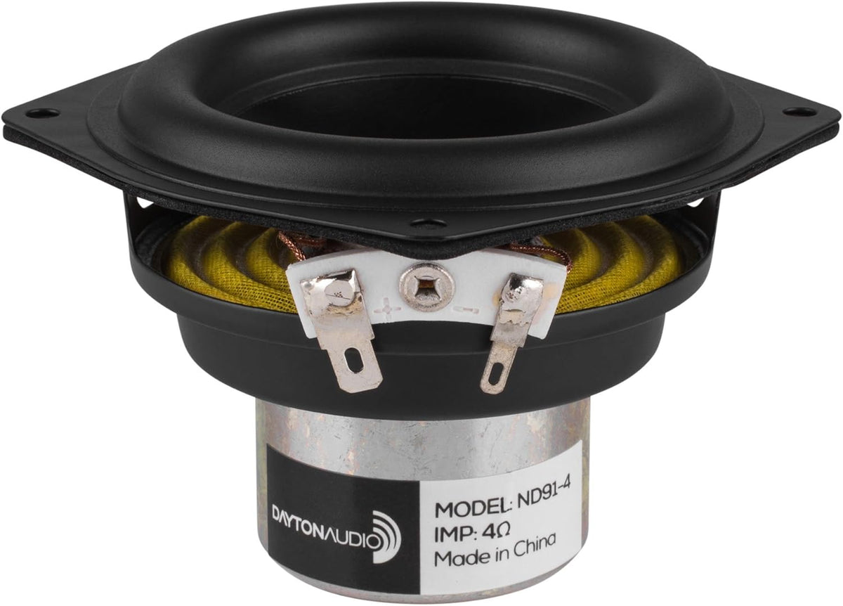 3-1/2" Aluminum Cone Full-Range Neo Driver 4 Ohm Pack of 2 A977937