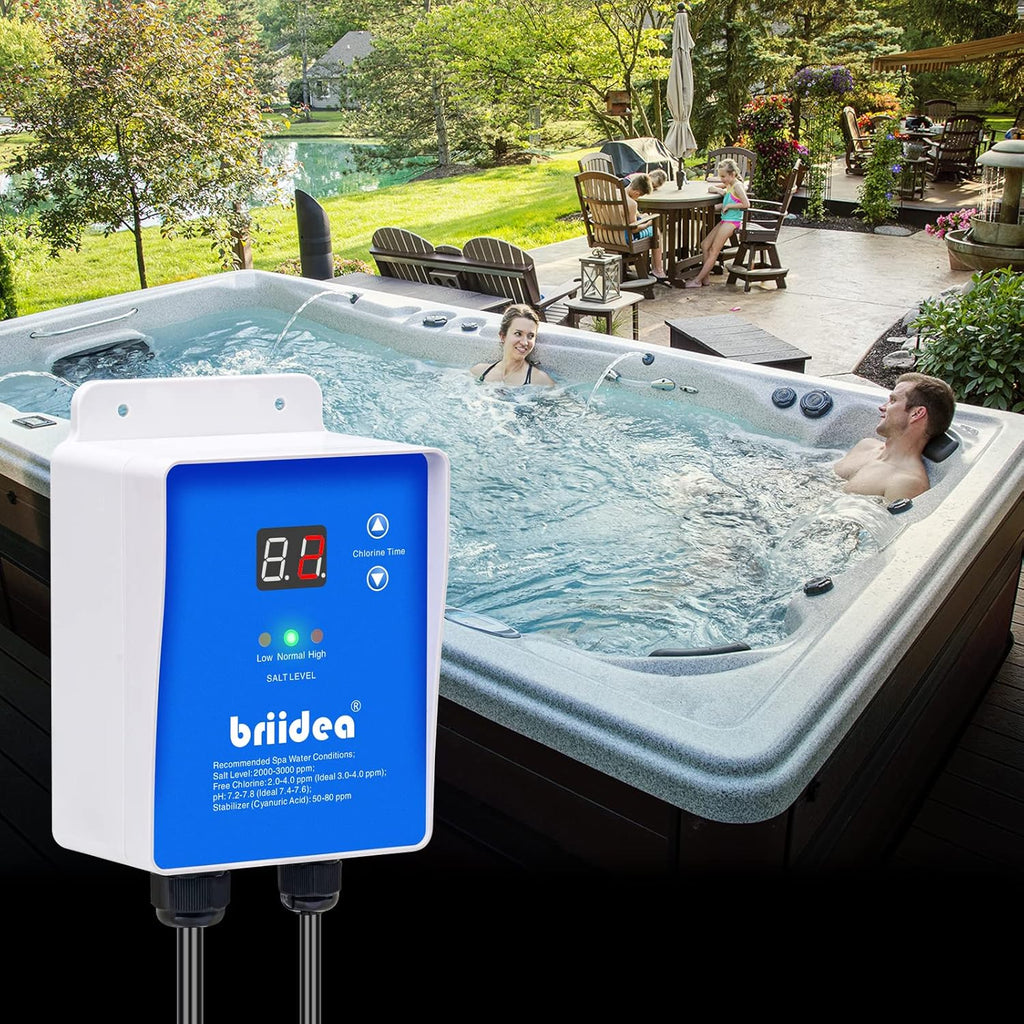 Salt Chlorine Generator for Hot Tubs & Swim Spas, Up to 2000 Gallons Z220993