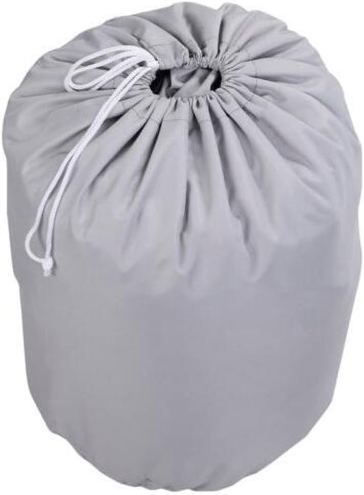 Grey 600D Oxford Fabric Waterproof Boat Cover with Carrying Bag Z946469