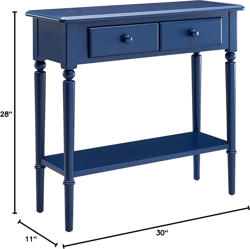 Navy Blue Console Table W78245