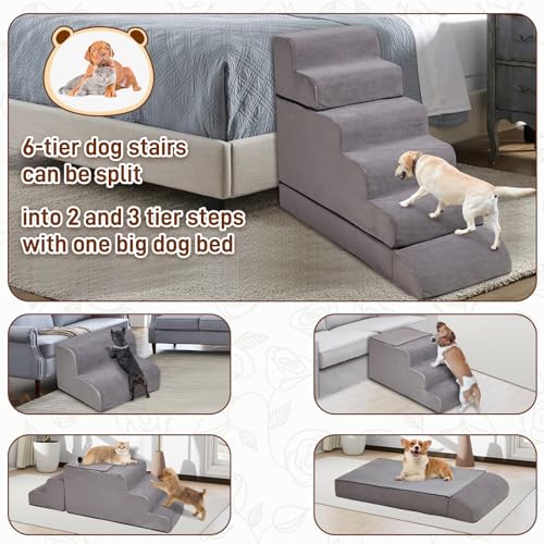 30 inch 6 Tier Non-Slip Pet Stairs C392