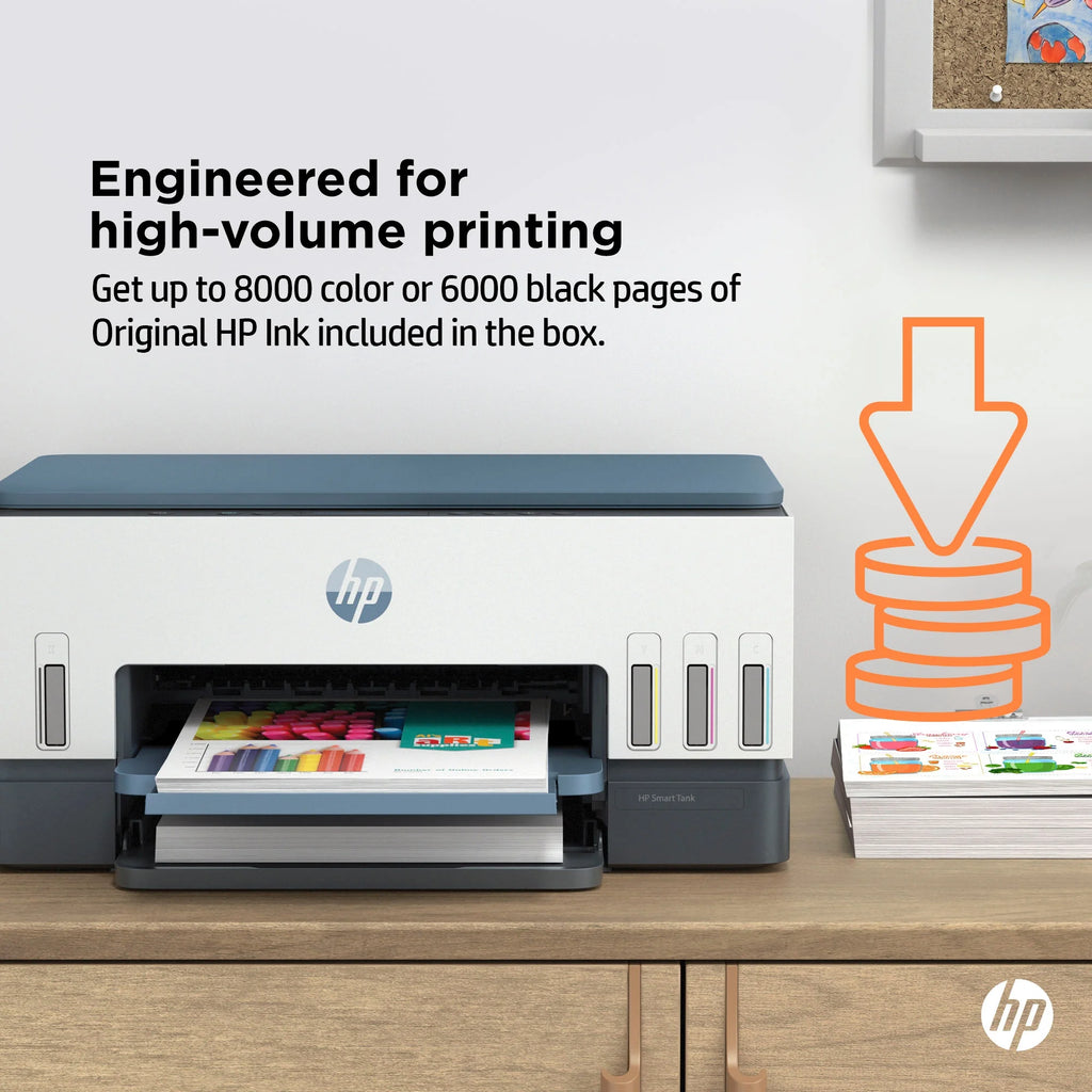 Smart Tank All-in-One InkJet Printer, Color, Print, Scan, Copy Q8400