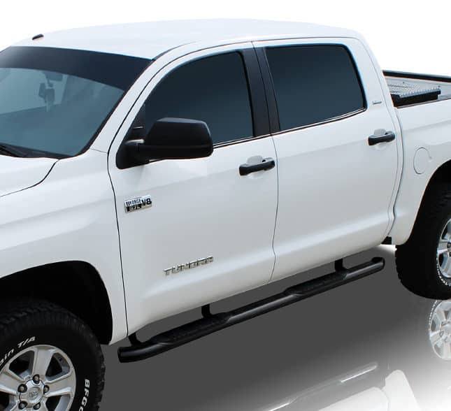Black Curved Oval Side Step Bars B60373