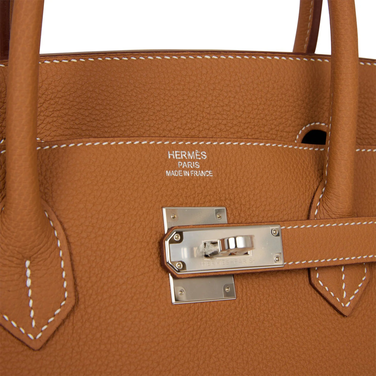 Gold Togo Palladium Hardware Handbag E553