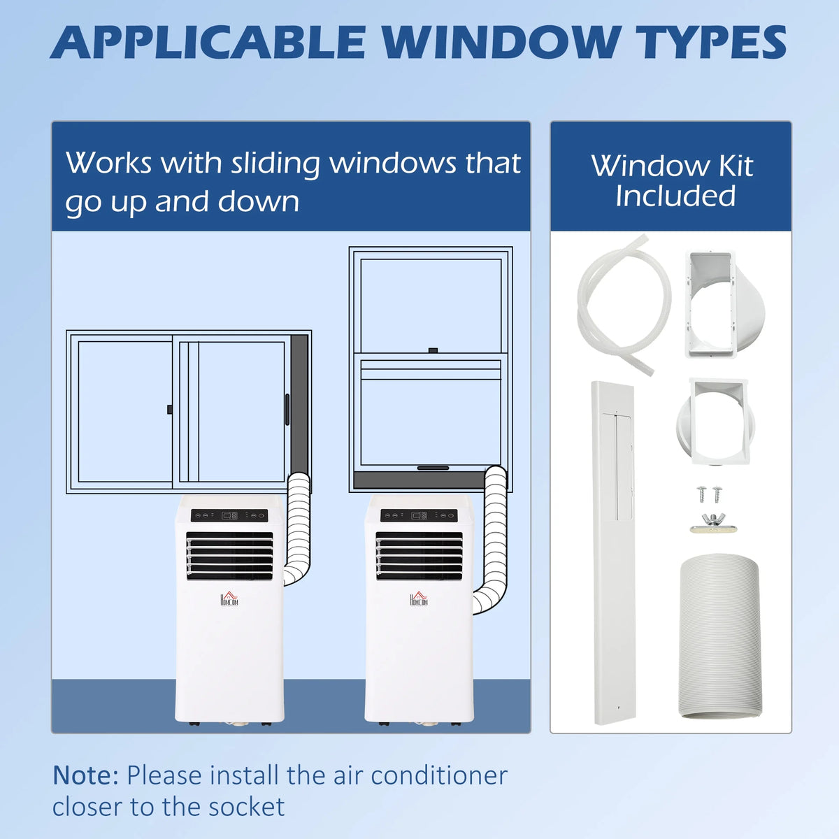 10000 BTU Portable Air Conditioner with Remote Control, White C905028