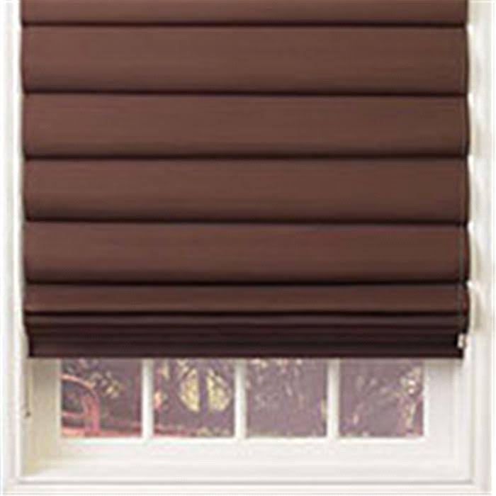 Blush Fabric Roman Shades Z36298