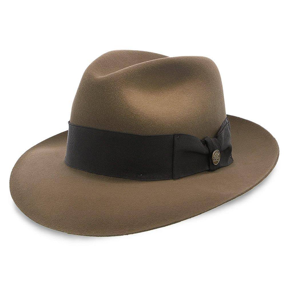Gray Fur Felt Fedora Hat Q62036