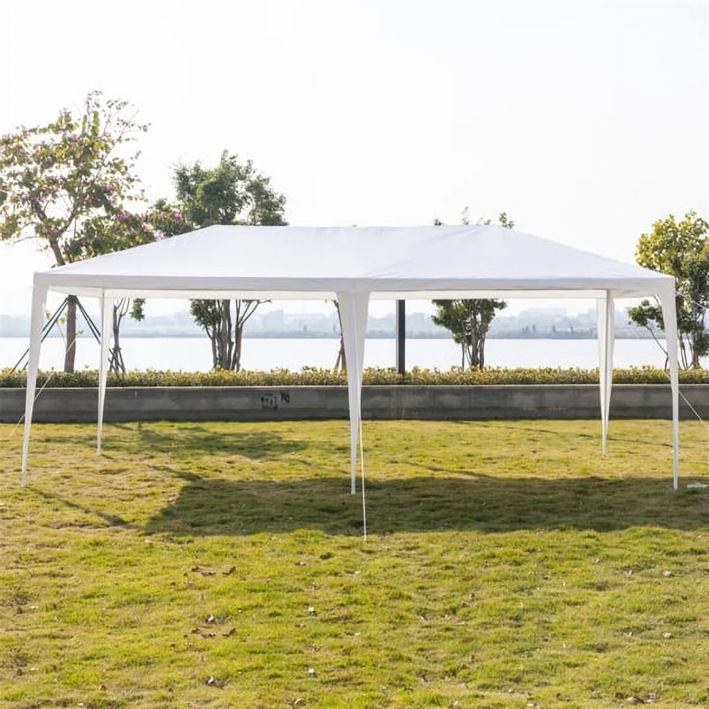10x30ft White Canopy Tent with 7 Removable Sidewalls R2281