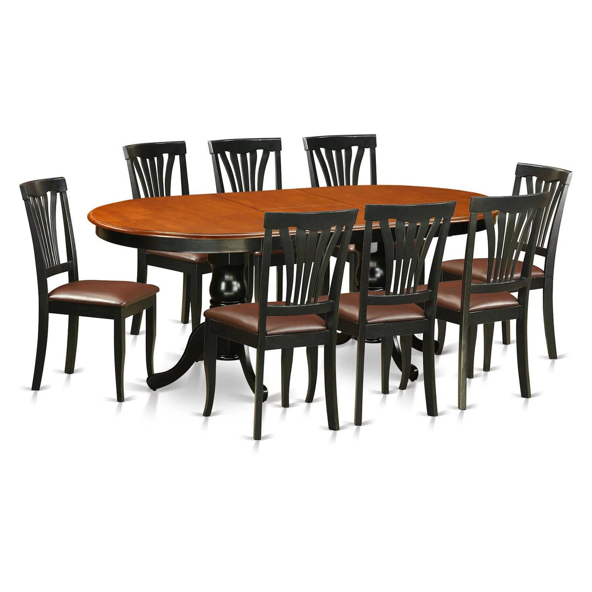 9 Piece Wood Dining Table Set R6130