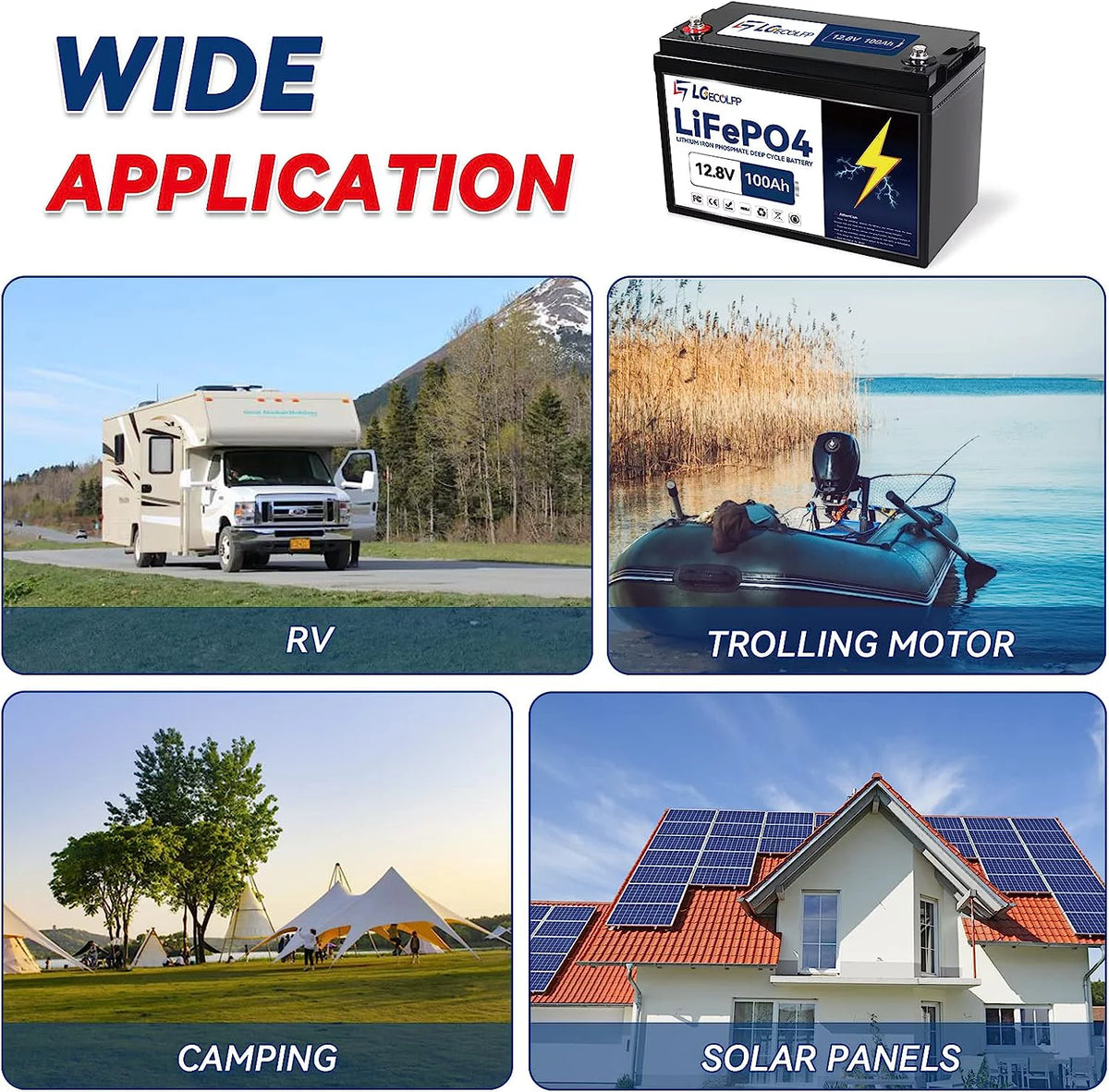12V 100Ah LiFePO4 Battery X1596