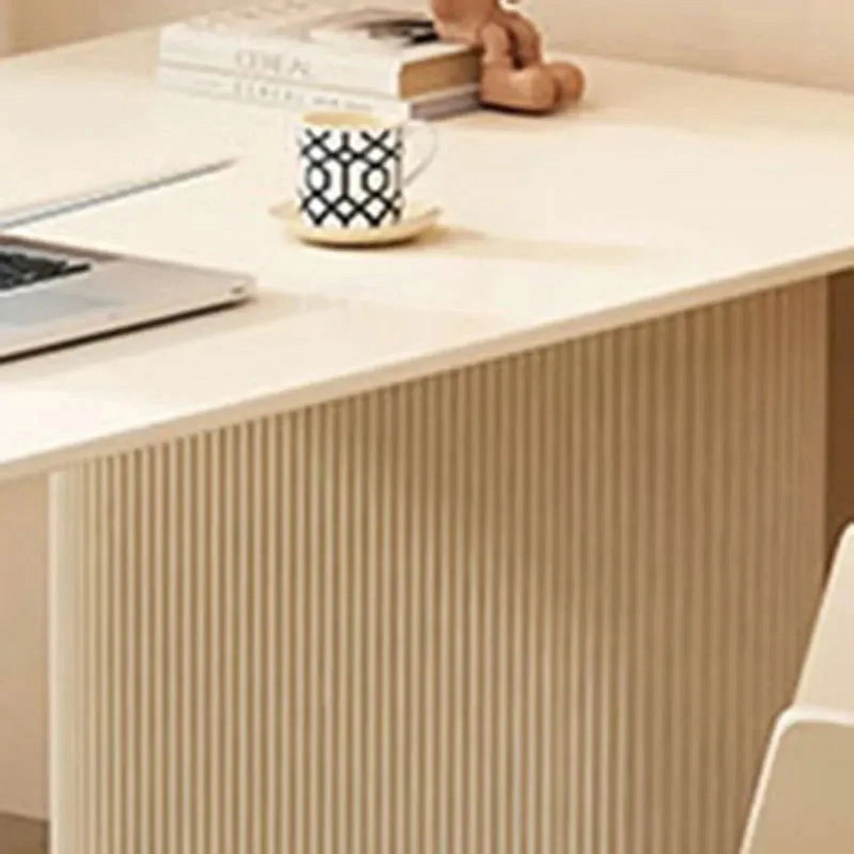 White Standing Computer Desk E8180