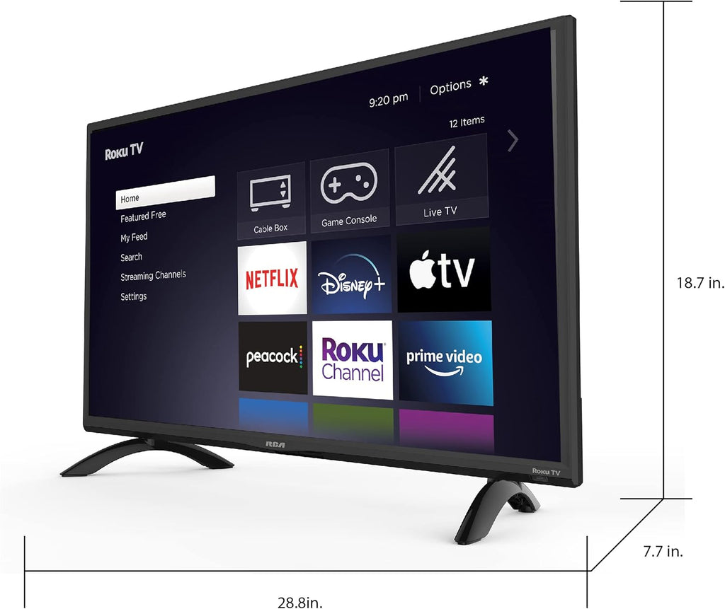 32-inch Flat Screen 720p Smart LED TV D868210