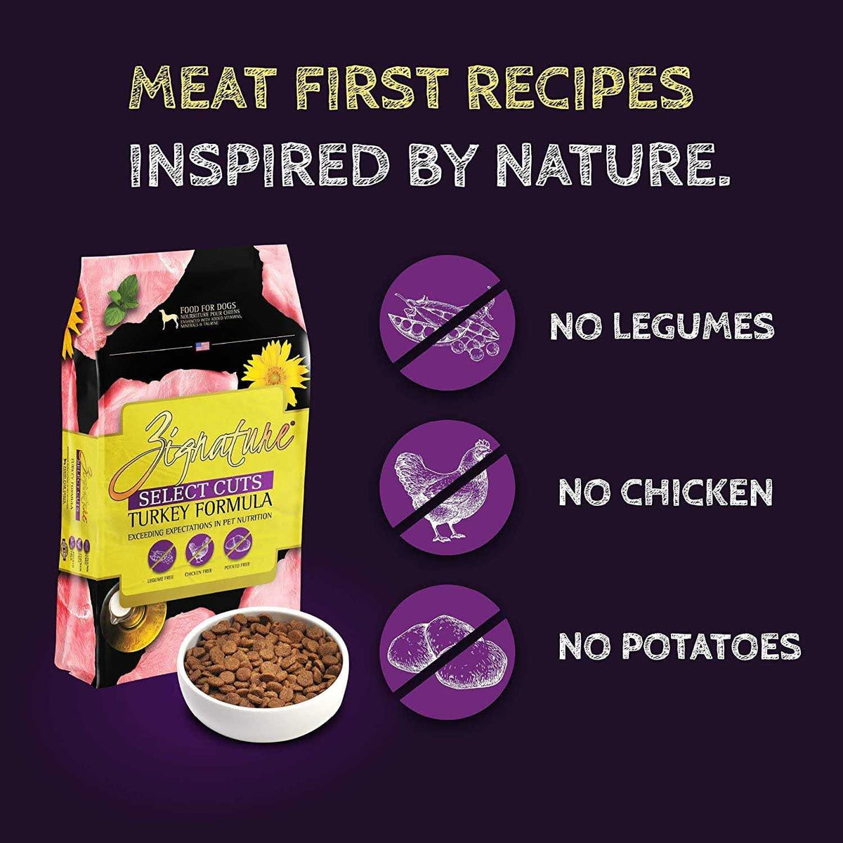 Dry Dog Food Turkey Formula J329202