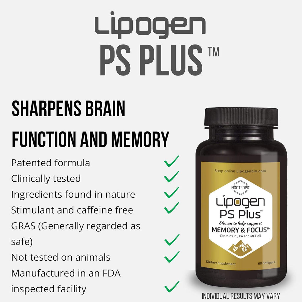 60 Softgels Memory Supplement Pack of 2 B56558