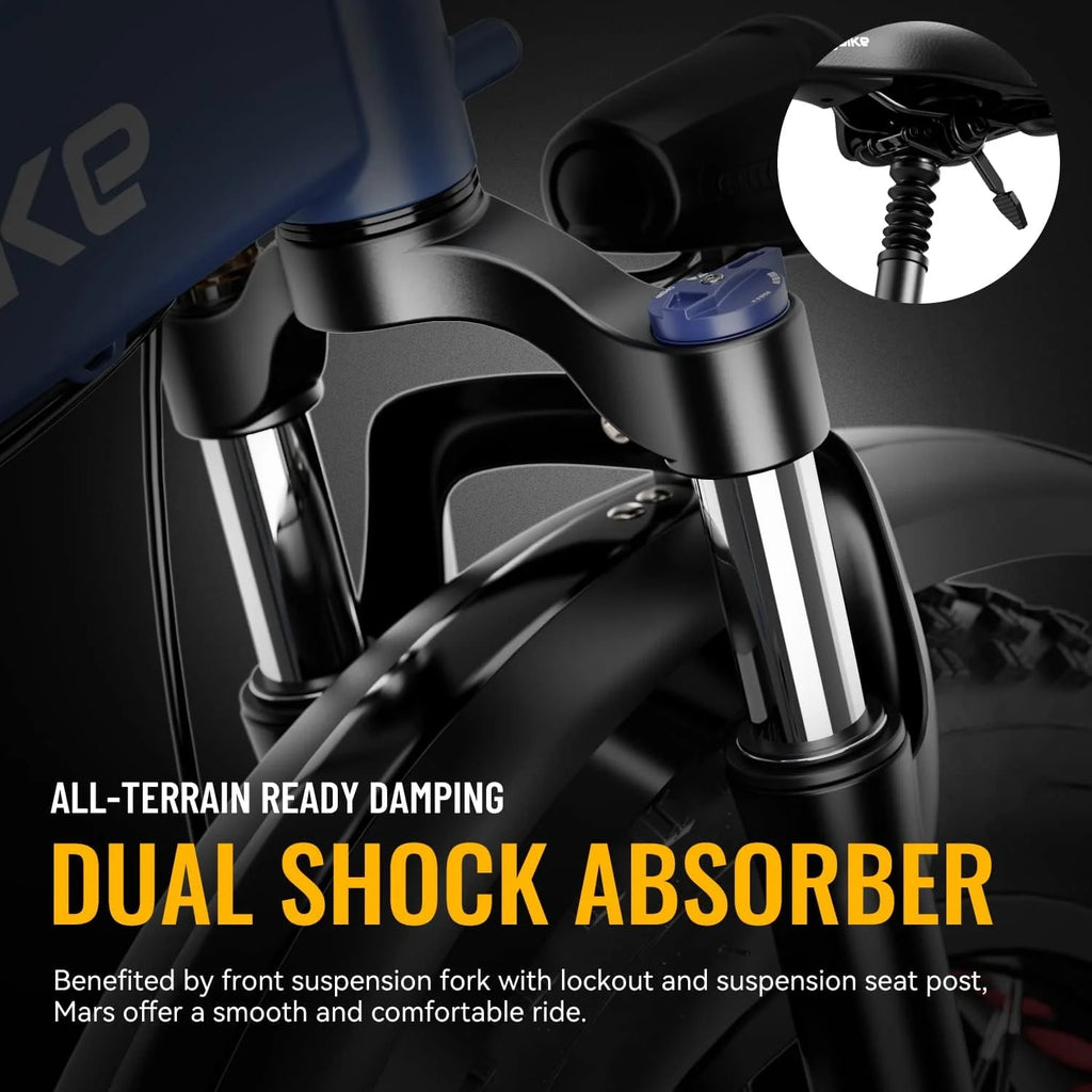 Foldable 20 x 4.0 Fat Tire Electric Bike with 500W Motor H25544