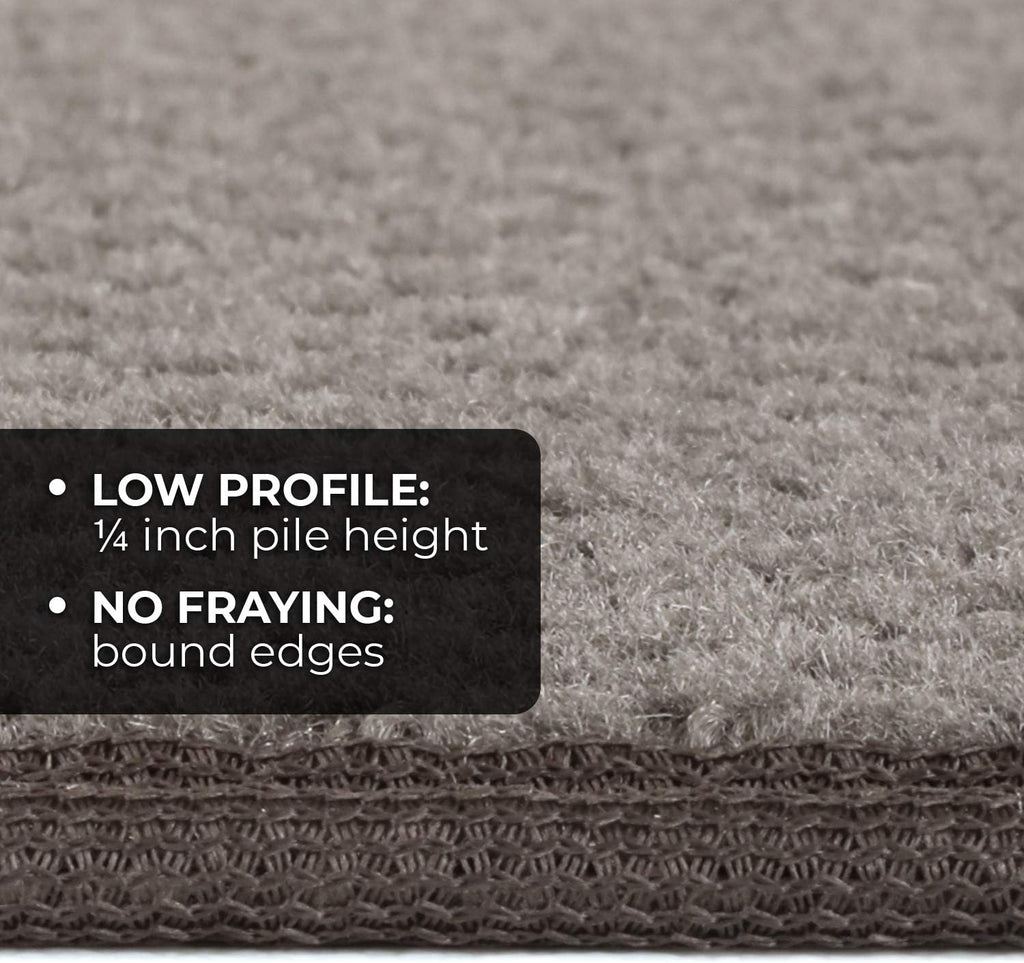 Gray Skid-Resistant Carpet Runner 6 Feet X 36 Inches A75258