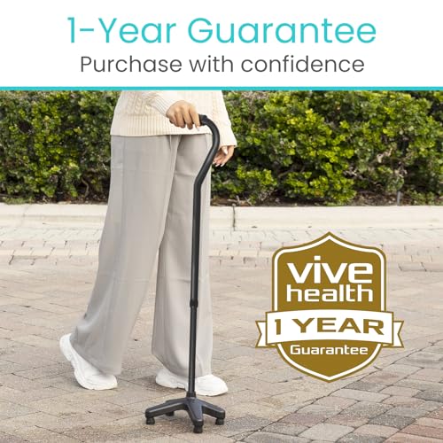 Adjustable Quad Cane with 4 Pronged Base Y186986
