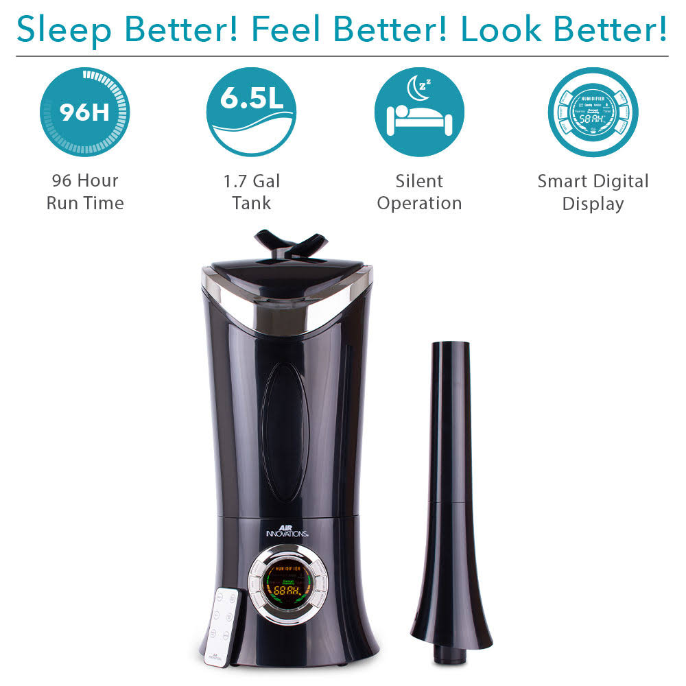 Black 1.4 Gallon Ultrasonic Humidifier C241