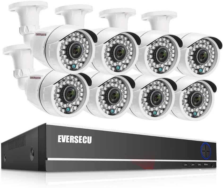 4 Channel 1080P Security Camera System with 4 Weatherproof Cameras L4747