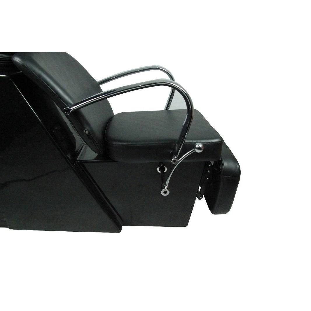 Black Ceramic Shampoo Bowl Sink Chair B234676