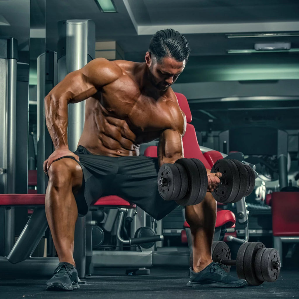 66 LB Dumbbell Weight Set with 16 Adjustable Plates V820079