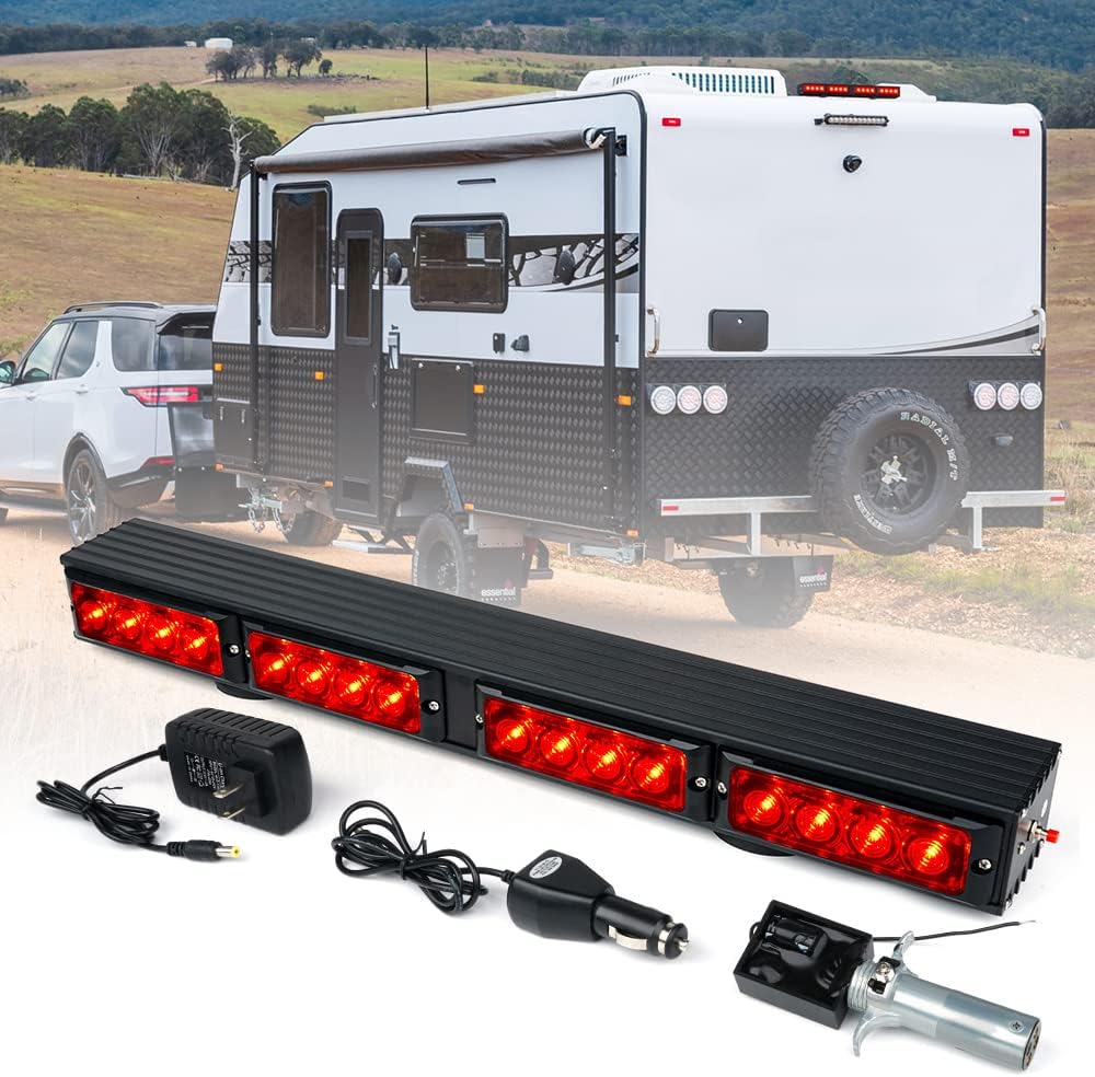 21.5 LED Wireless Towing Trailer Light Bar with Magnetic Base F871