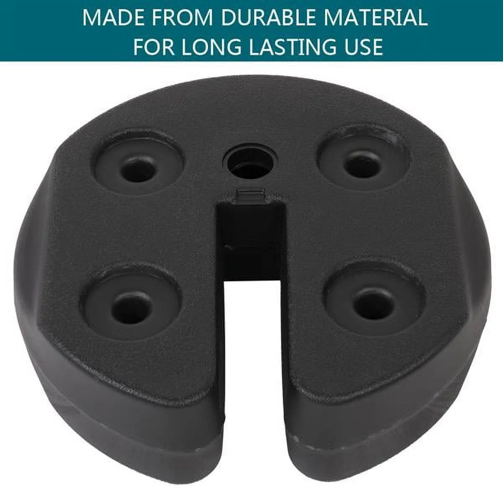 6pcs Canopy Water Fillable Weight Plates Black F4541
