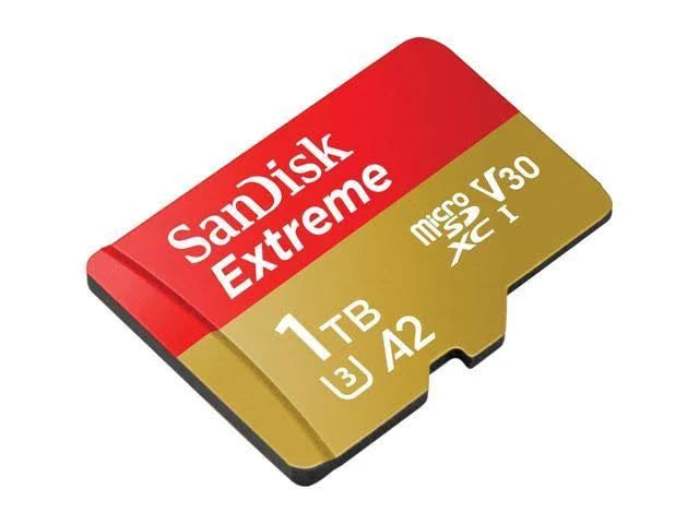 1TB Extreme microSDXC UHS-I U3 A2 Flash Memory Card V329618
