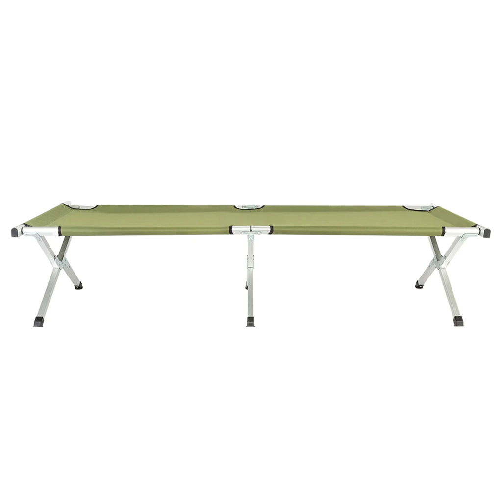 Army Green Portable Folding Camping Cot with Carrying Bag V50944