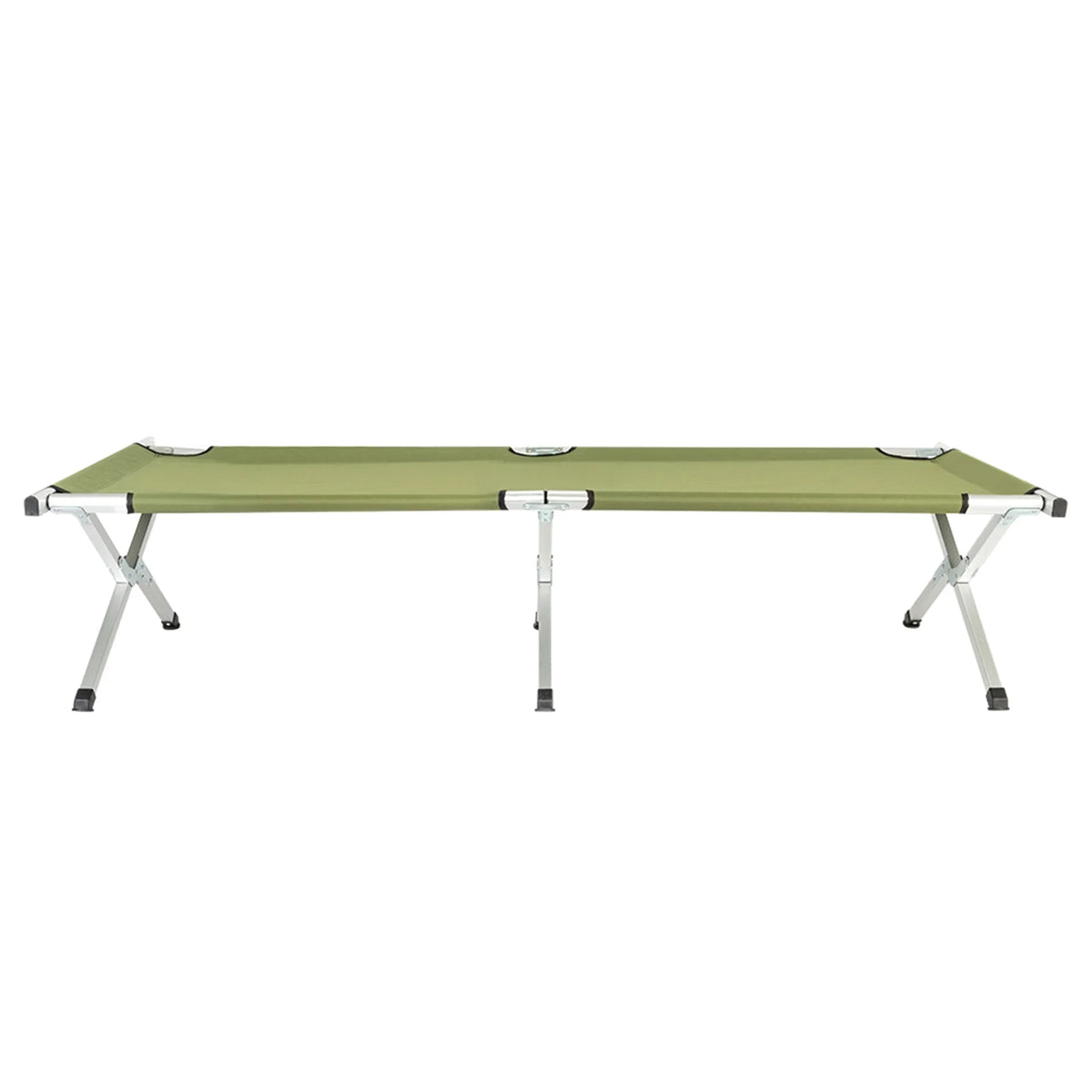 Army Green Portable Folding Camping Cot with Carrying Bag V50944