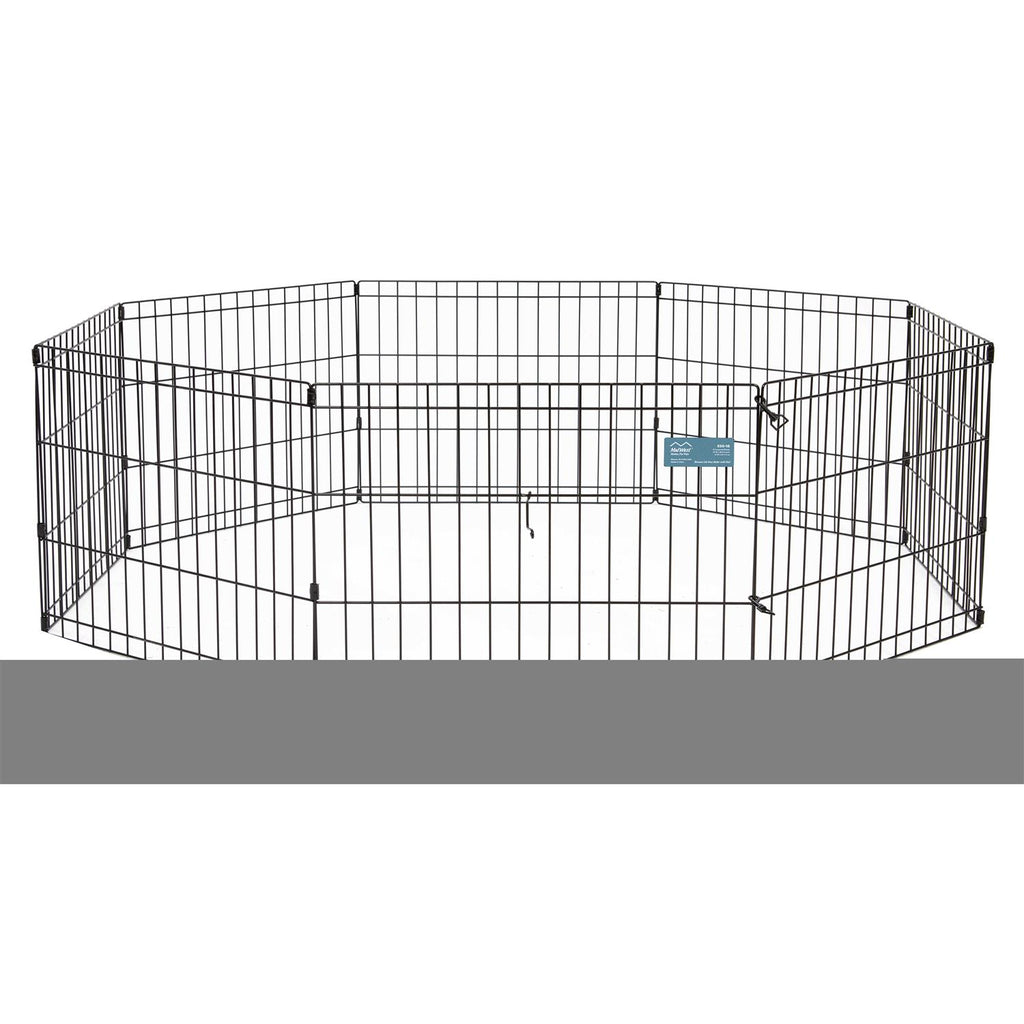 Black 18-Inch Dog Exercise Pen & Playpen Q10931