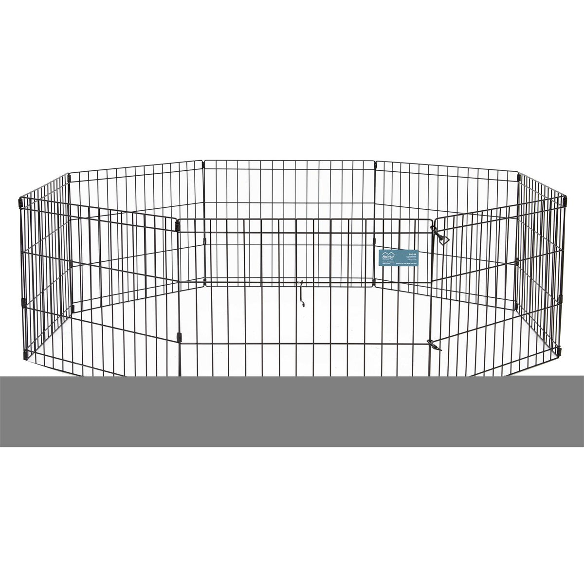 Black 18-Inch Dog Exercise Pen & Playpen Q10931