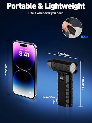 Cordless Electric Air Duster 130000RPM with LED Light V3746