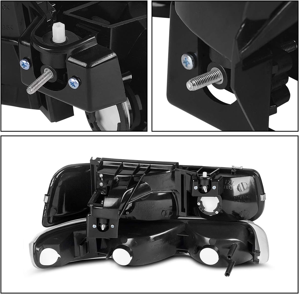 Headlight Assembly and Taillights for Chevy Silverado 1500 2500 R692244