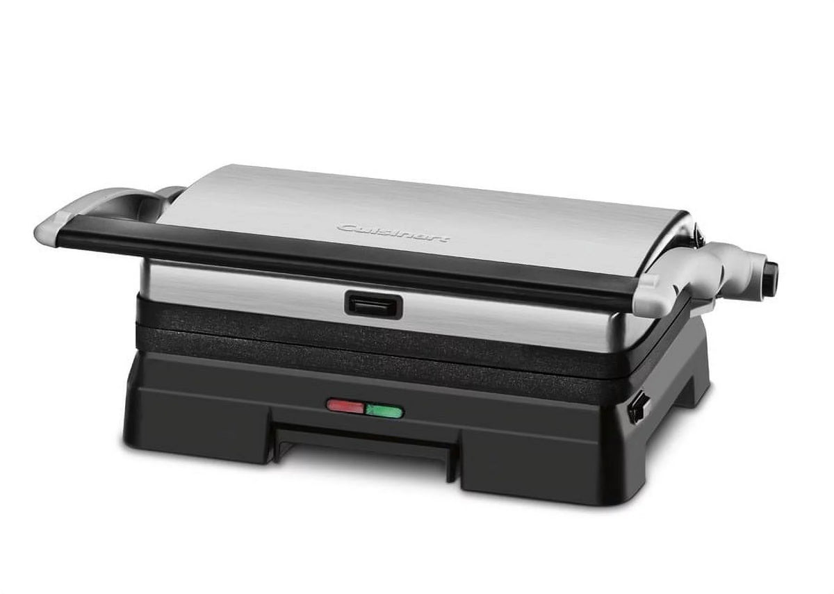 Electric Griddler Grill and Panini Press with Dishwasher Safe Plates B77549
