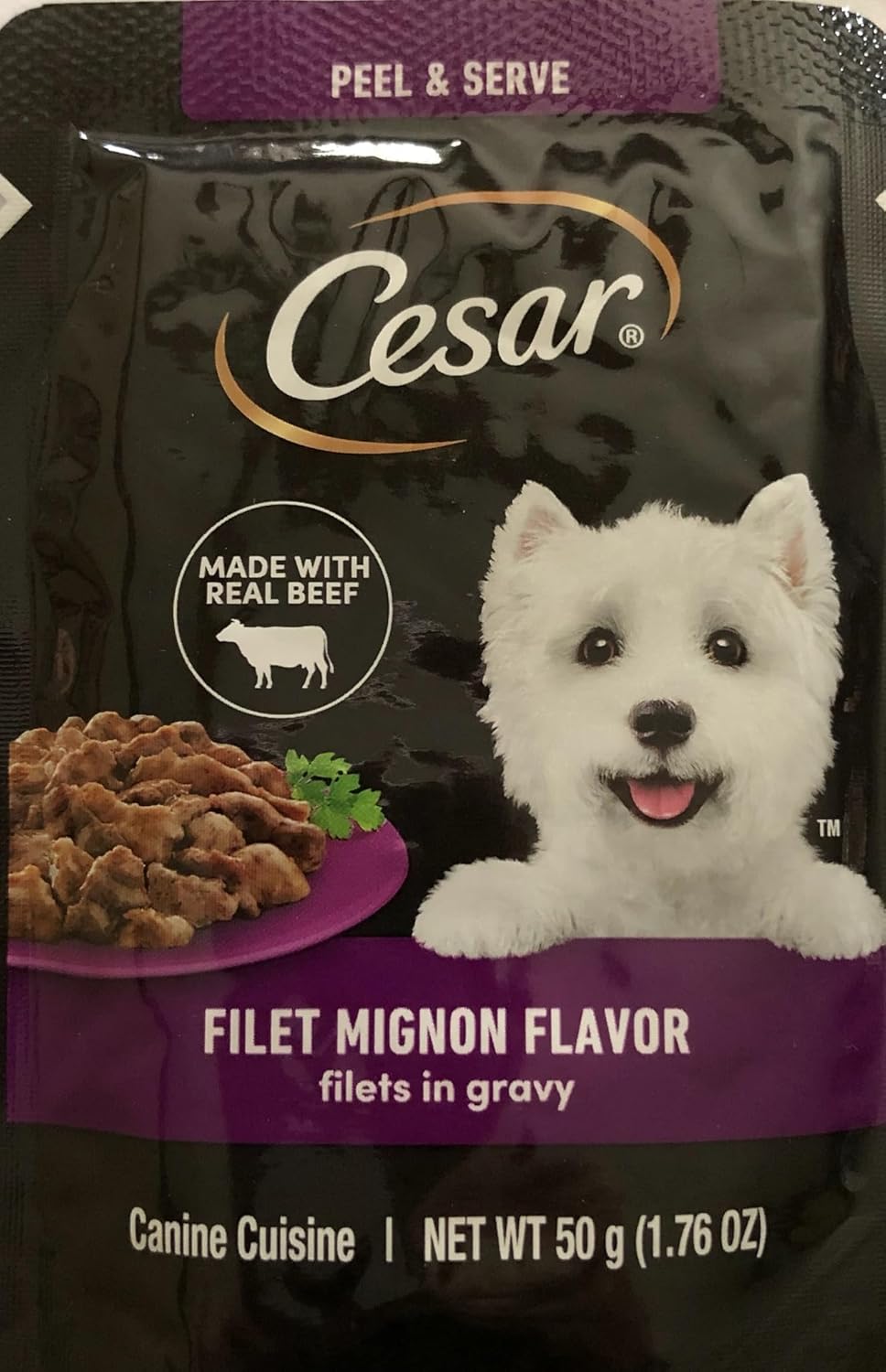 15 Pouches 1.76oz Each Dog Food Variety Pack with Waste Bag Roll H696